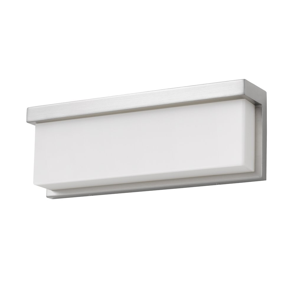 Almeria Metal Led 13" Vanity Light With Acrylic Shade. Picture 1