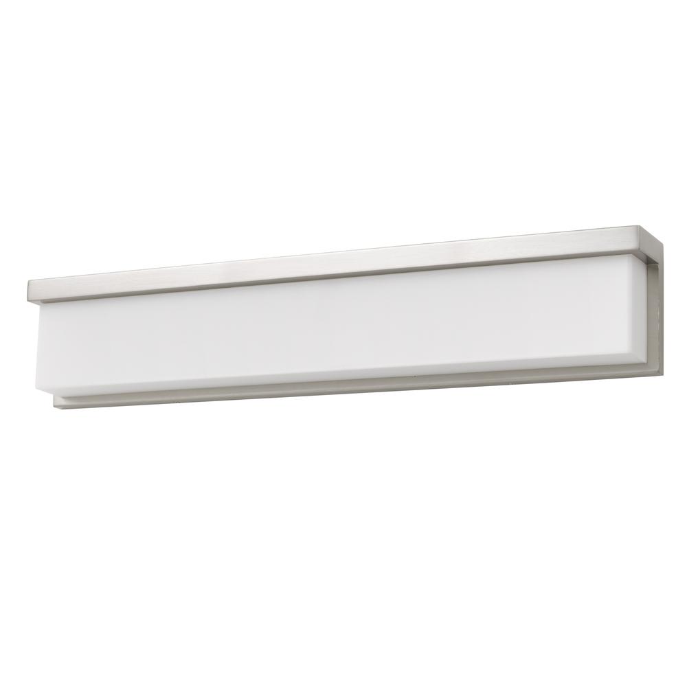 Almeria Metal Led 26" Vanity Light With Acrylic Shade. Picture 1