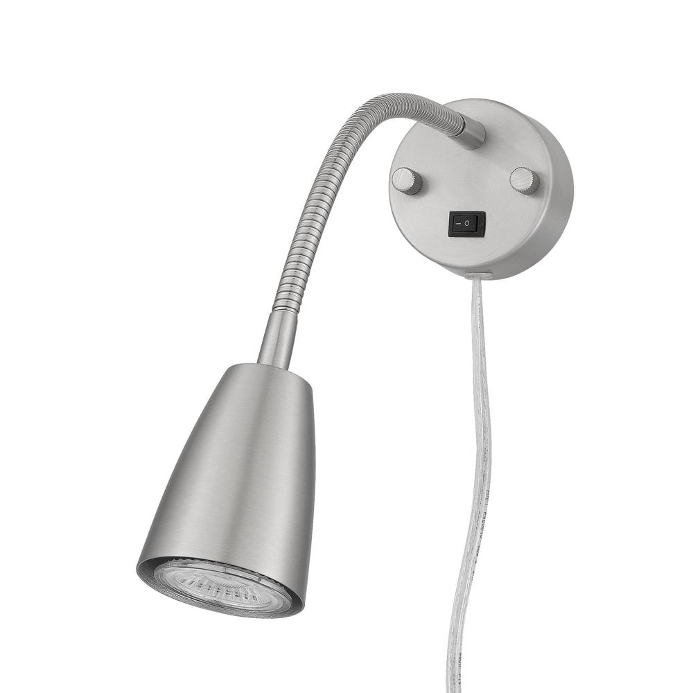 6W Led Gooseneck Bedside Reading Light (3K, 6W Gu10 Bulb Included). Picture 1