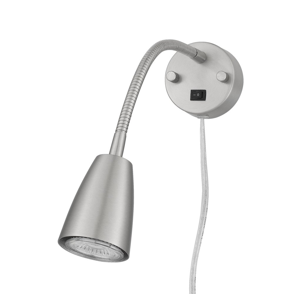 6W Led Gooseneck Bedside Reading Light (3K, 6W Gu10 Bulb Included). Picture 2