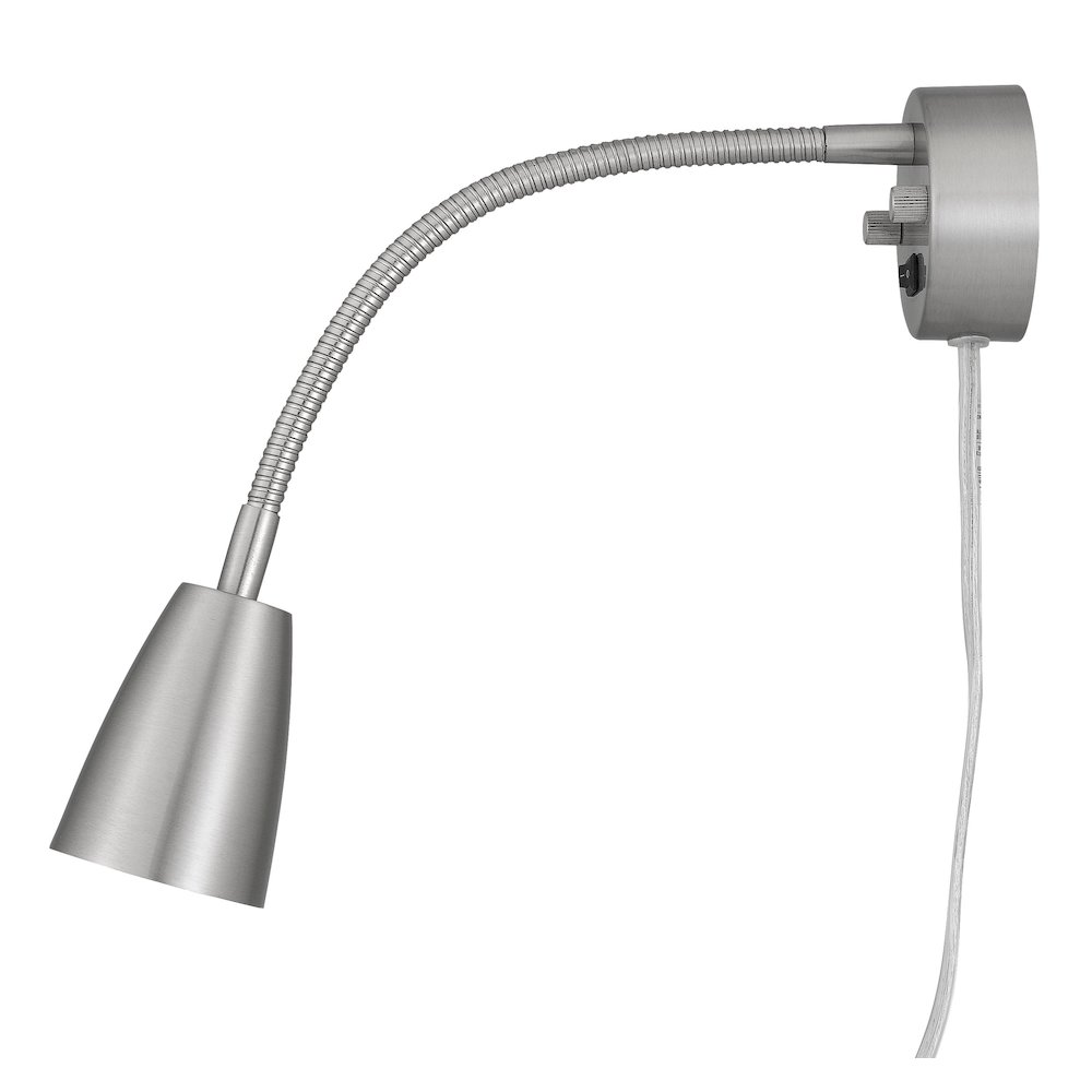 6W Led Gooseneck Bedside Reading Light (3K, 6W Gu10 Bulb Included). Picture 3