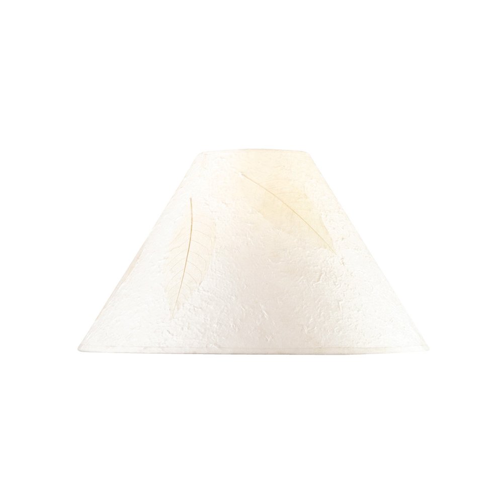 Hardback Round Paper Shade W/Leaf. Picture 2