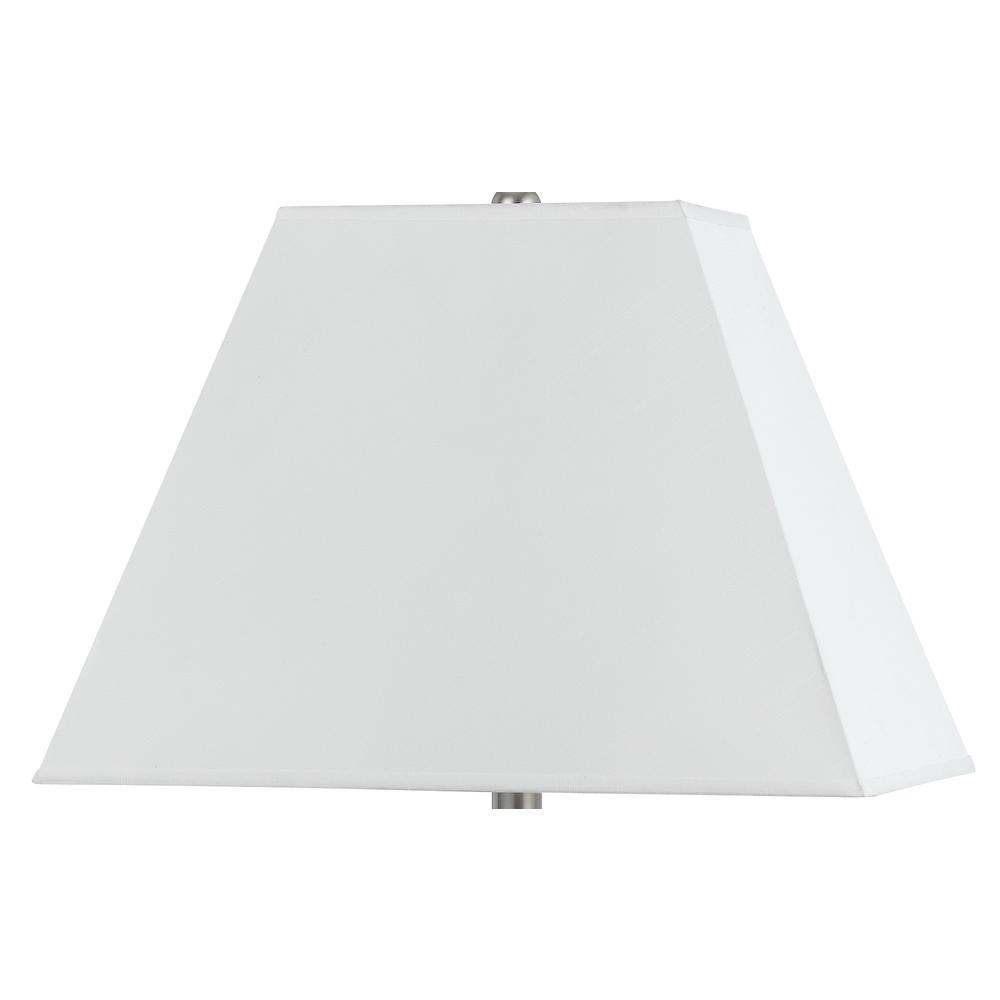 Rectangular White Hardback Shade. Picture 1