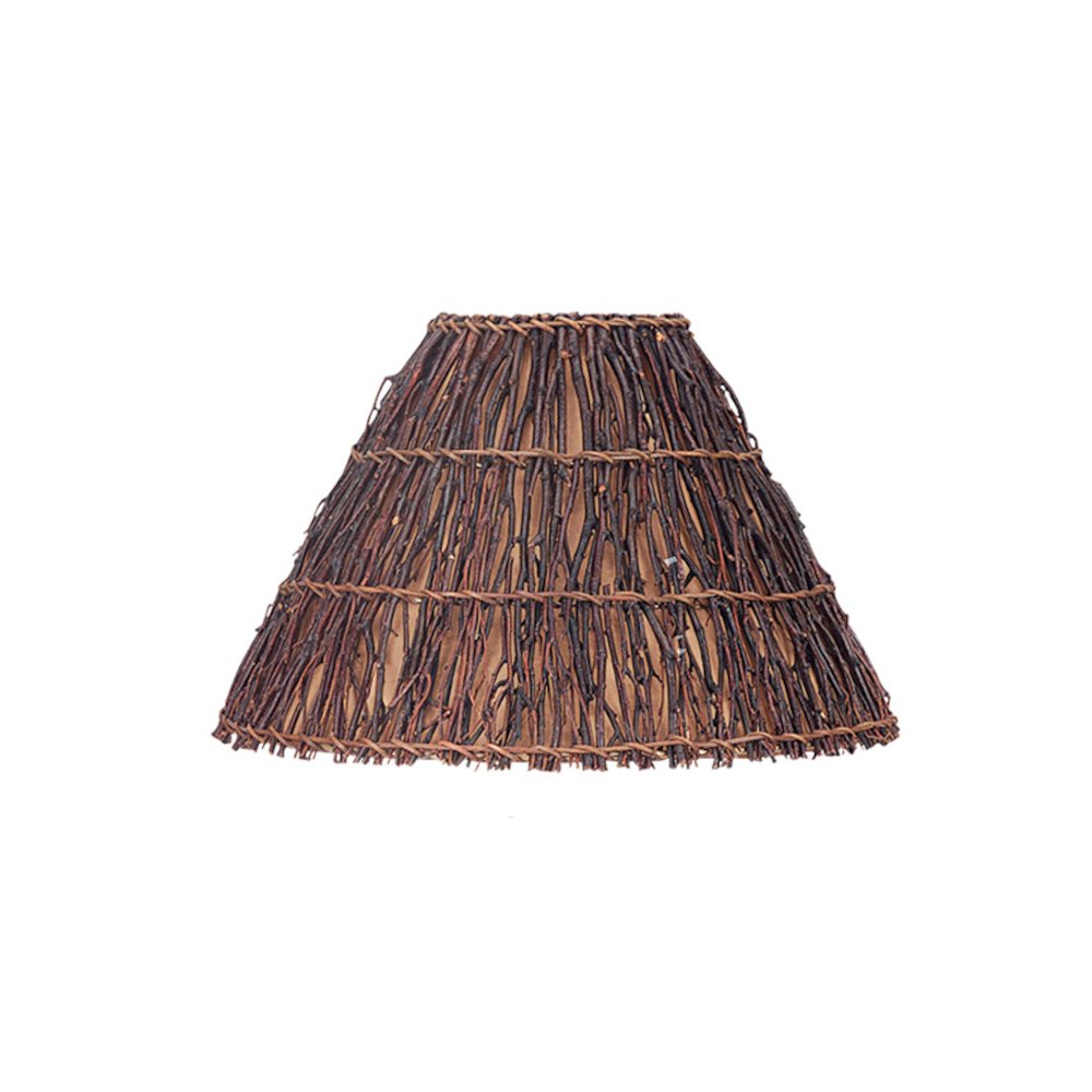 Round Hard Back Twig Shade. Picture 2