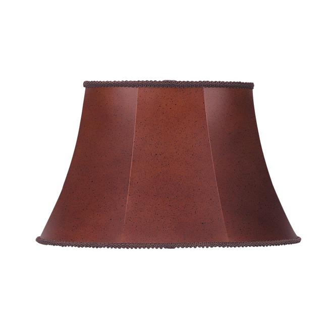 Oval Leatherette Shade. Picture 1