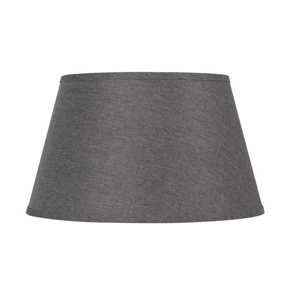 Round Hardback Linen Shade. Picture 1