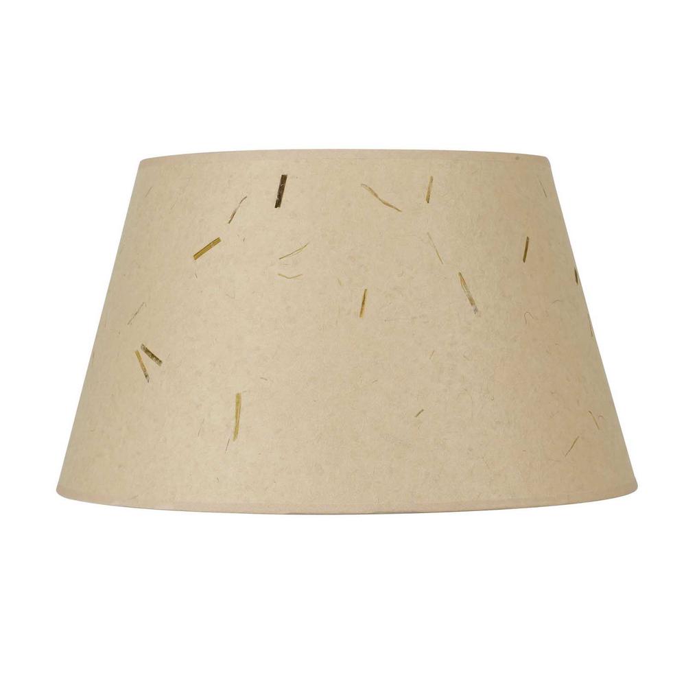 Round Hardback Rice Paper Shade. Picture 1