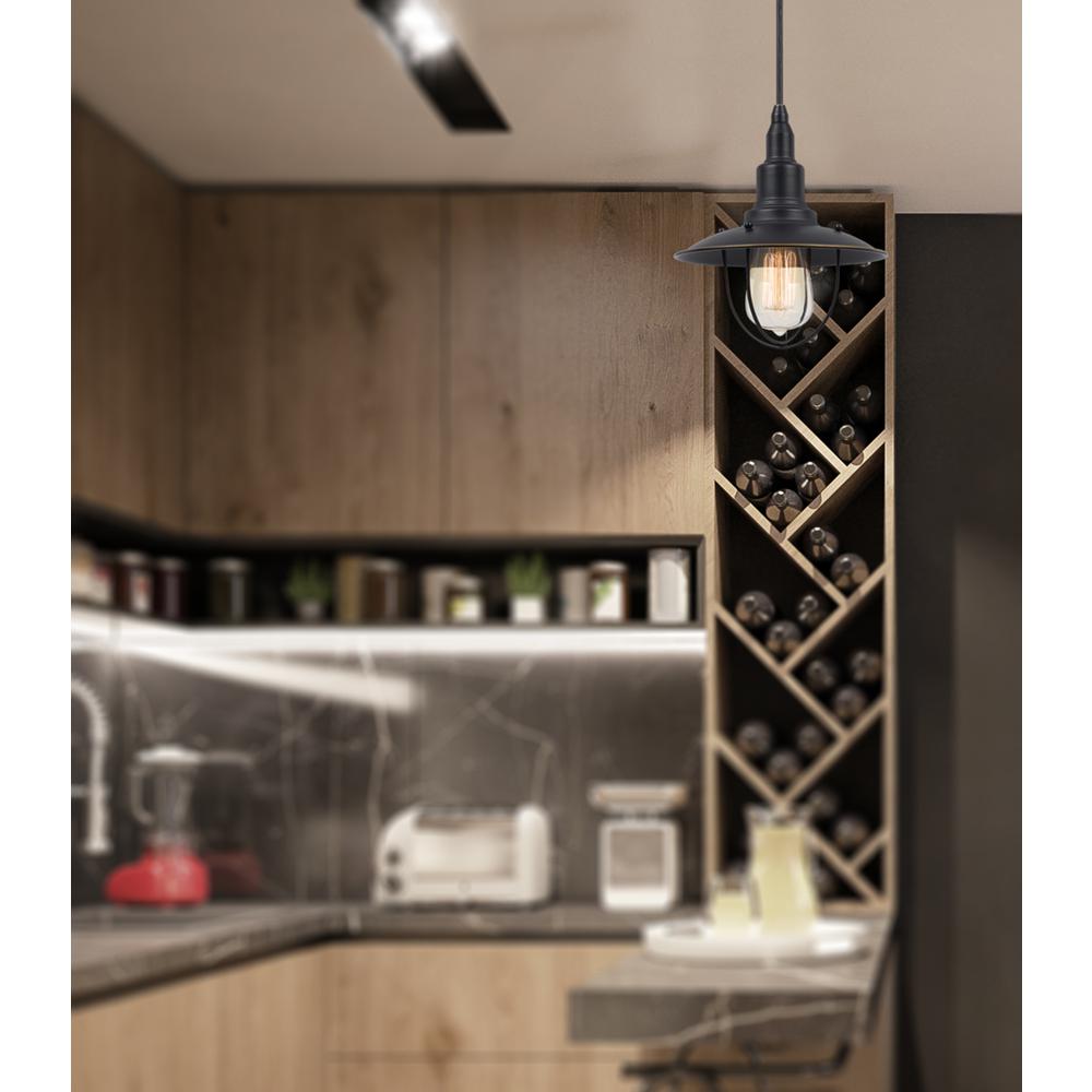 60W Allentown Metal Pendant. Picture 2