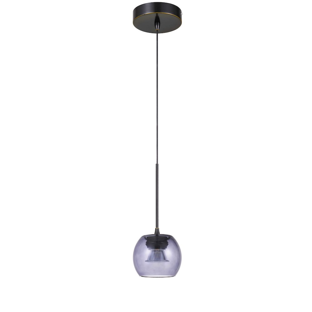 Ithaca 3000K, 8W, 700 Lumen, 90 Cri Dimmable Led Glass Mini Pendant. Picture 1