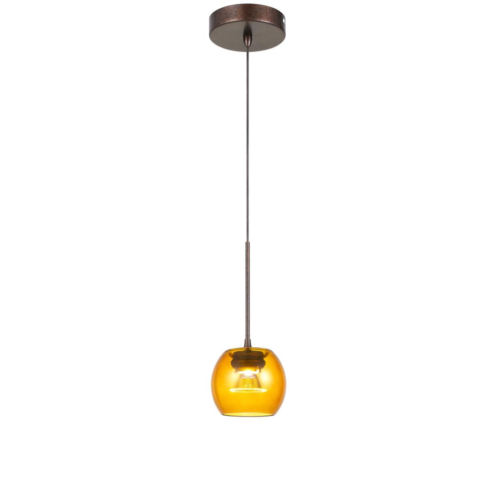 Ithaca 3000K, 8W, 700 Lumen, 90 Cri Dimmable Led Glass Mini Pendant. Picture 2