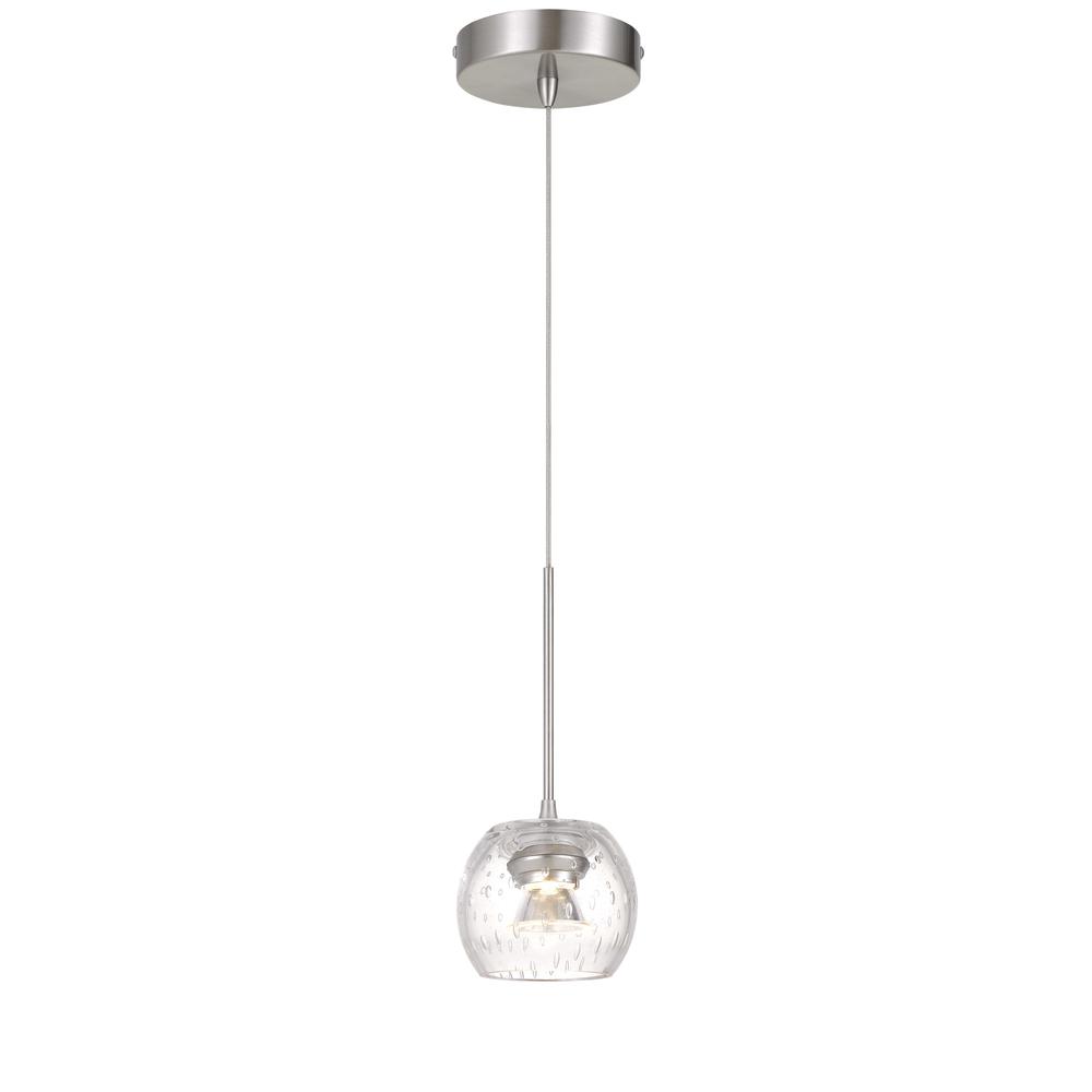 Ithaca 3000K, 8W, 700 Lumen, 90 Cri Dimmable Led Glass Mini Pendant. Picture 3
