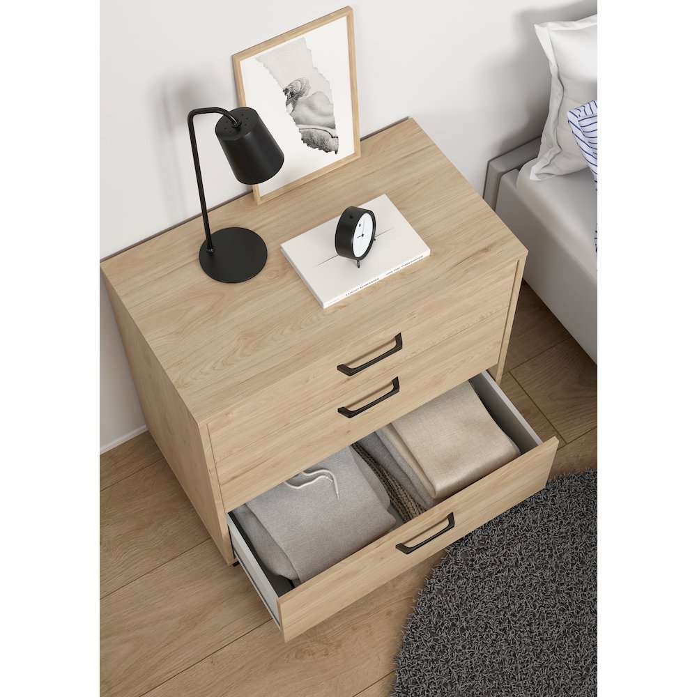 Sofia 3 Drawer Chest, Jackson Hickory. Picture 9
