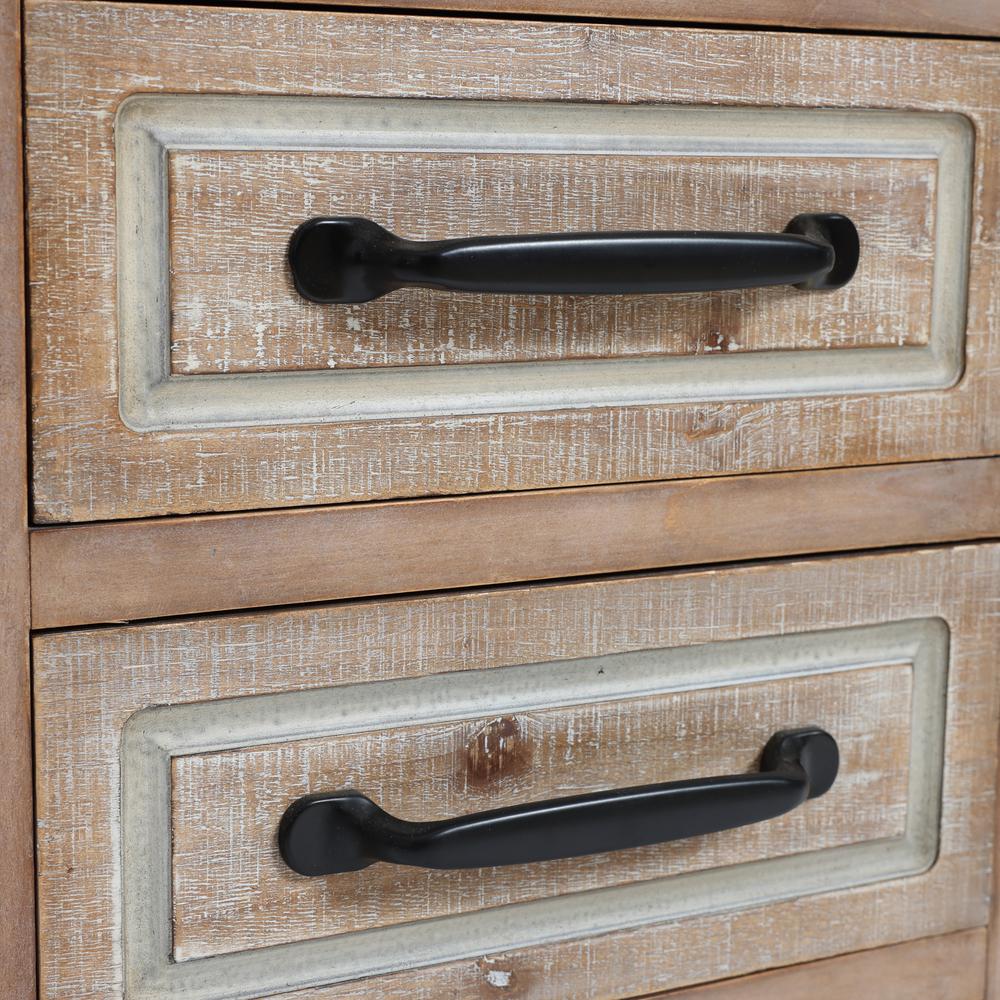 48" Tower Wood 2-Drawer 1-Door Storage Cabinet. Picture 10