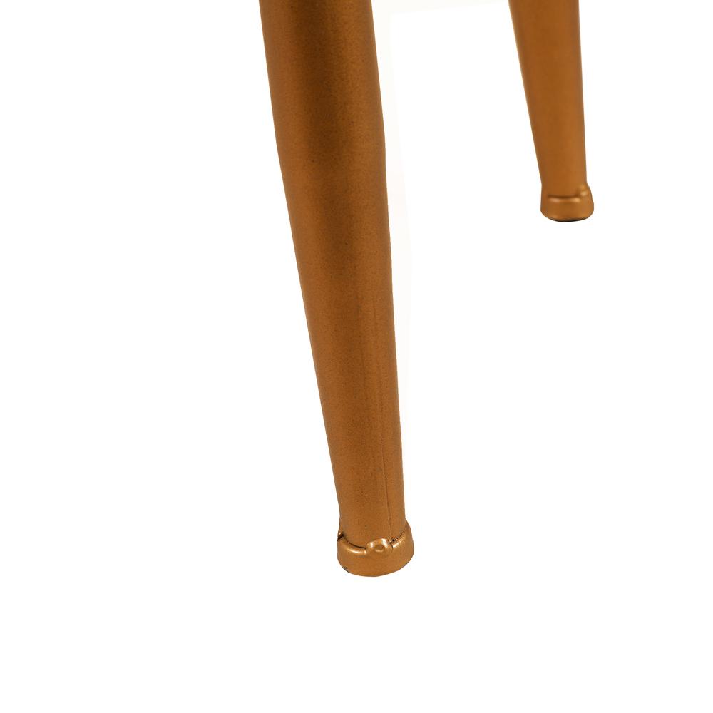 2pc Metal White Planters with Metal Legs. Picture 8