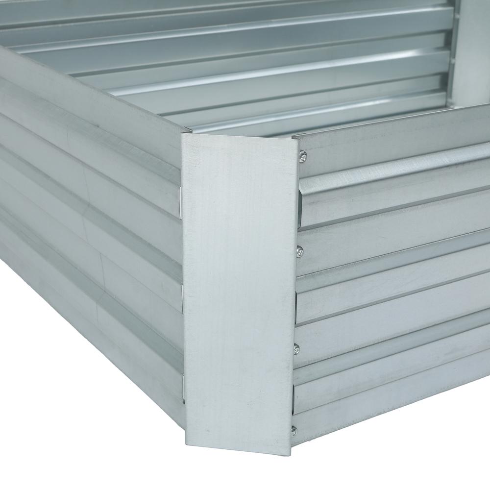 48in Galvanized Rectangular Raised Garden Bed. Picture 6