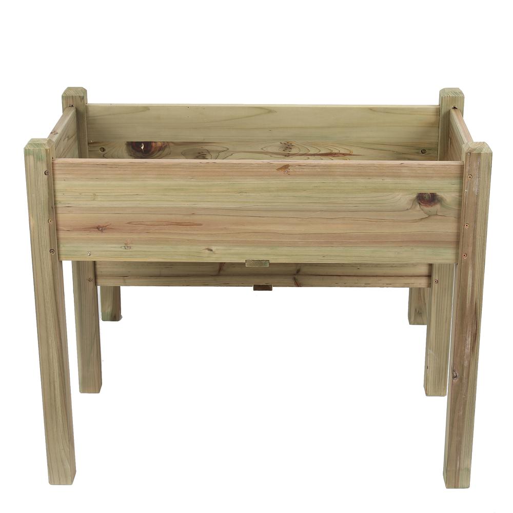 Wood Two Tier Raised Garden Bed. Picture 5