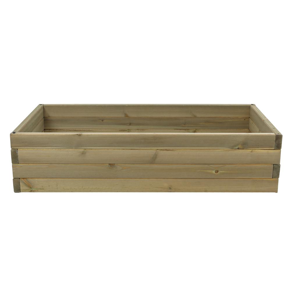 Wood 3.3ft x 1.6ft Raised Garden Bed. Picture 4