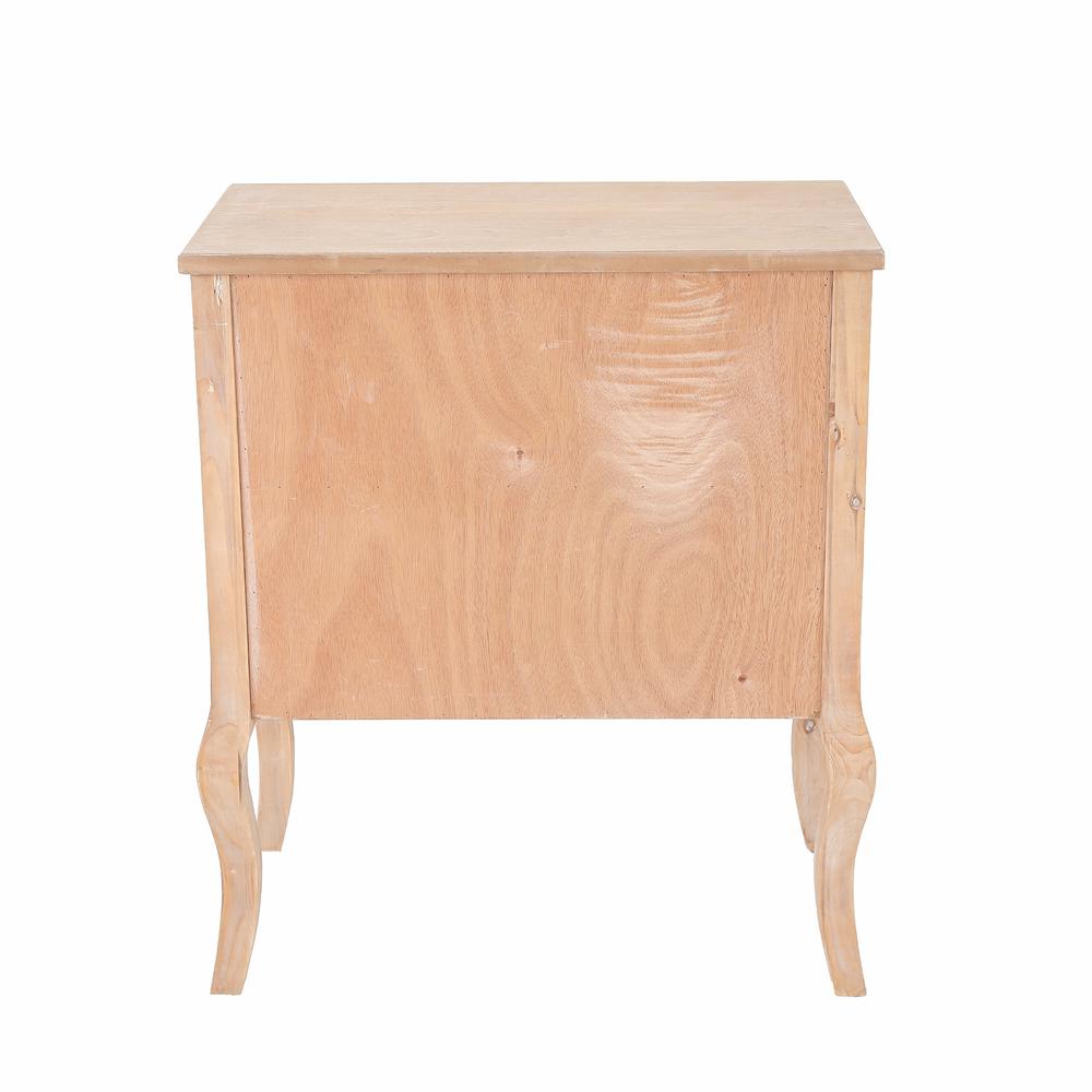 Natural Wood Finish Accent Cabinet. Picture 6