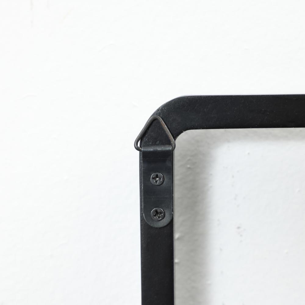 Black Wood 4-Hook Skyscraper Wall-Mounted Coat and Towel Rack. Picture 4
