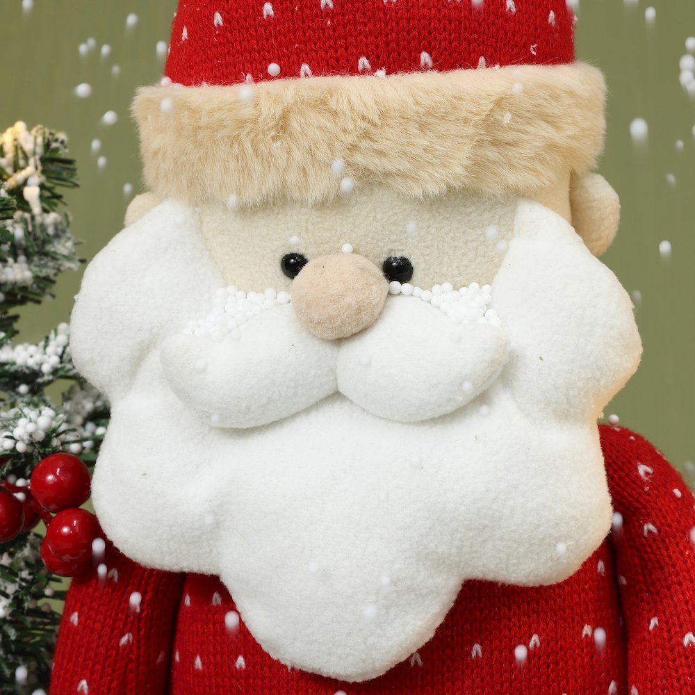 Holiday 31.5" Animated Musical Snowing Christmas Trees and Santa Décor. Picture 8