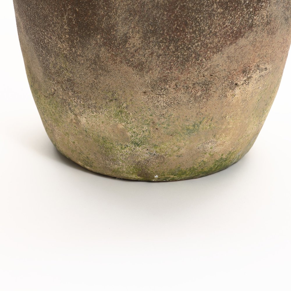 Rustic Ginger Root Brown Terracotta 11-Inch Tall Indoor and Outdoor Jug Vase. Picture 7