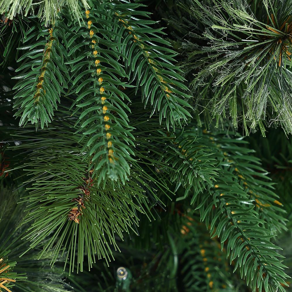 4Ft Pre-Lit Artificial Christmas Pine Tree with Metal Pot. Picture 9