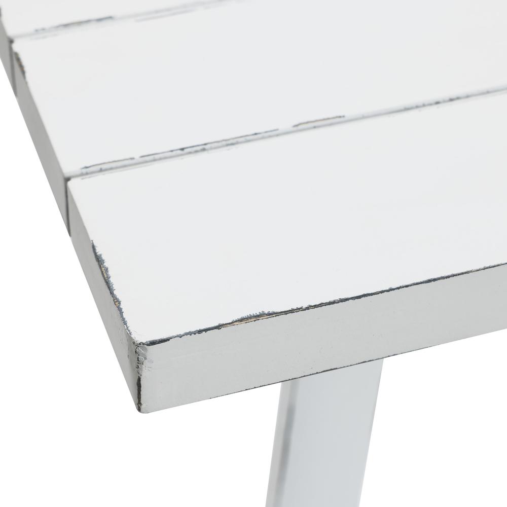 Farmhouse White 48" W Console and Entry Table. Picture 10
