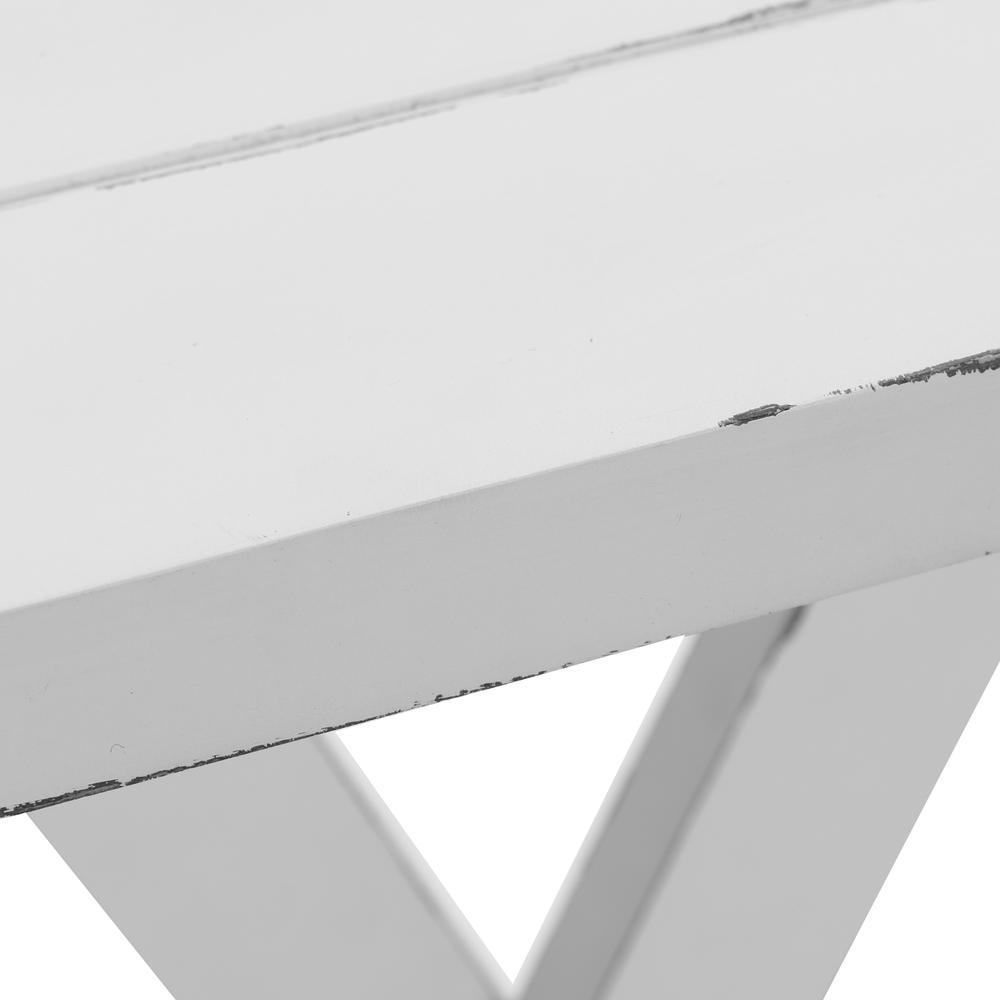 Farmhouse White 48" W Console and Entry Table. Picture 11