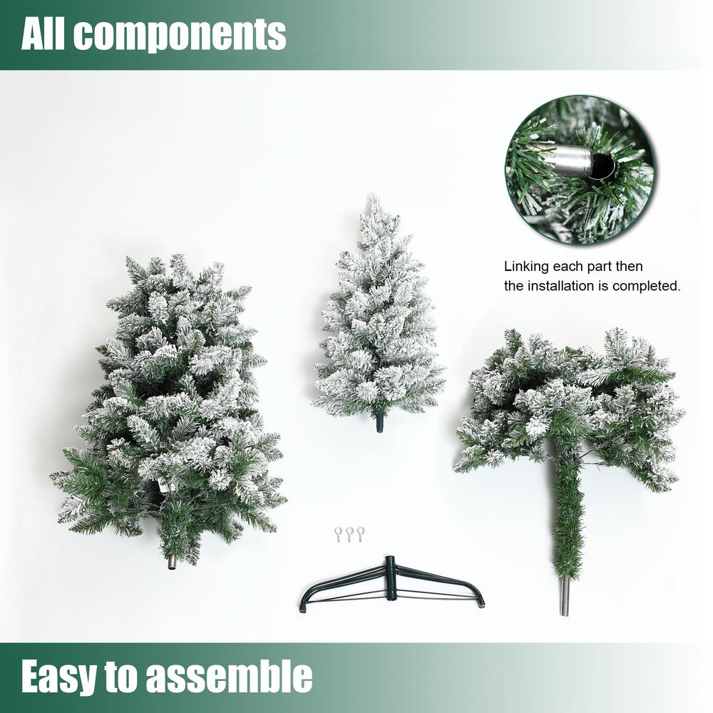 7.4Ft Pencil Slim Artificial Christmas Tree. Picture 11