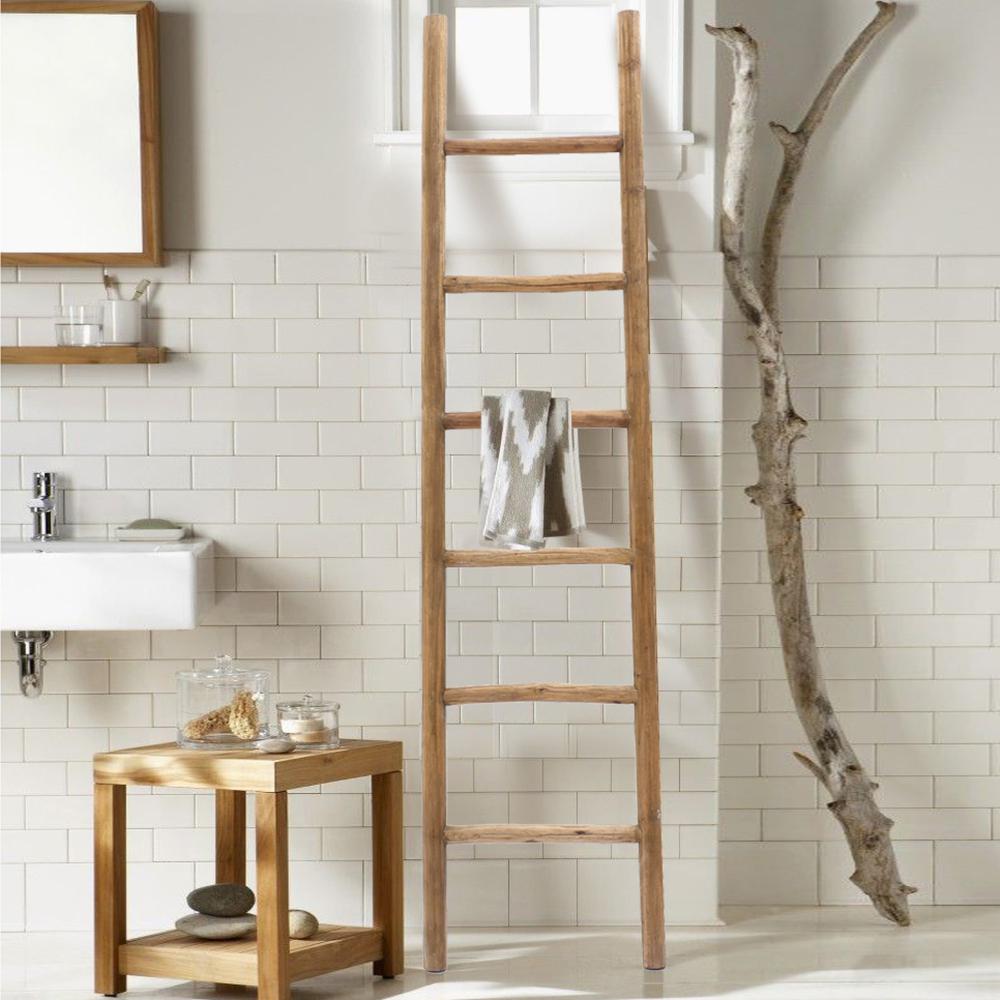 Rustic 6ft Decorative Blanket Ladder. Picture 3