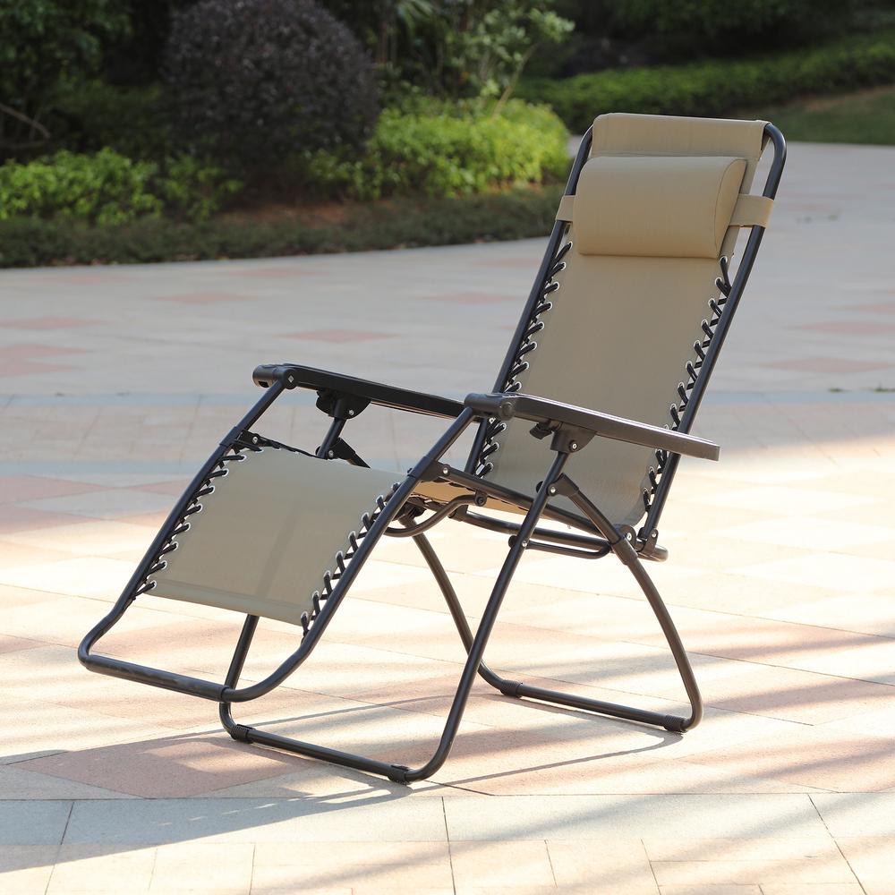 Zero Gravity Chair Tan. Picture 2