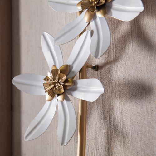 Set of 2 Flower Wall Plaque. Picture 5