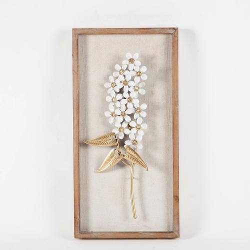 Set of 2 Flower Wall Plaque. Picture 3