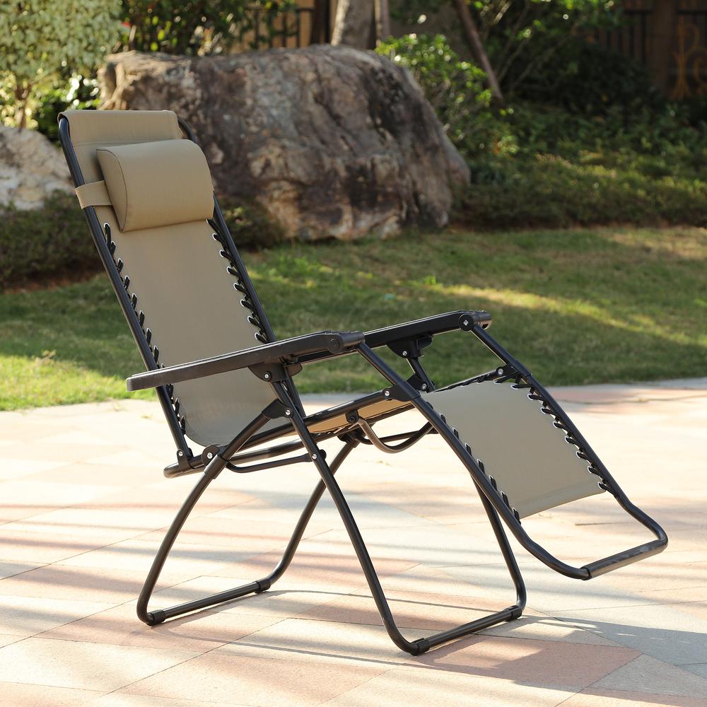 Zero Gravity Chair Tan. Picture 3