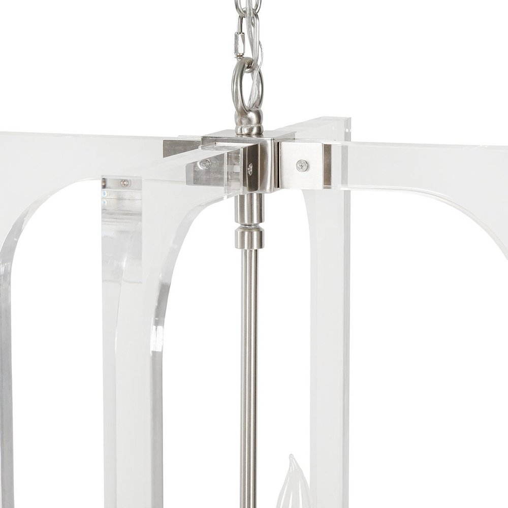 Ellison Chandelier Clear/Nickel. Picture 2