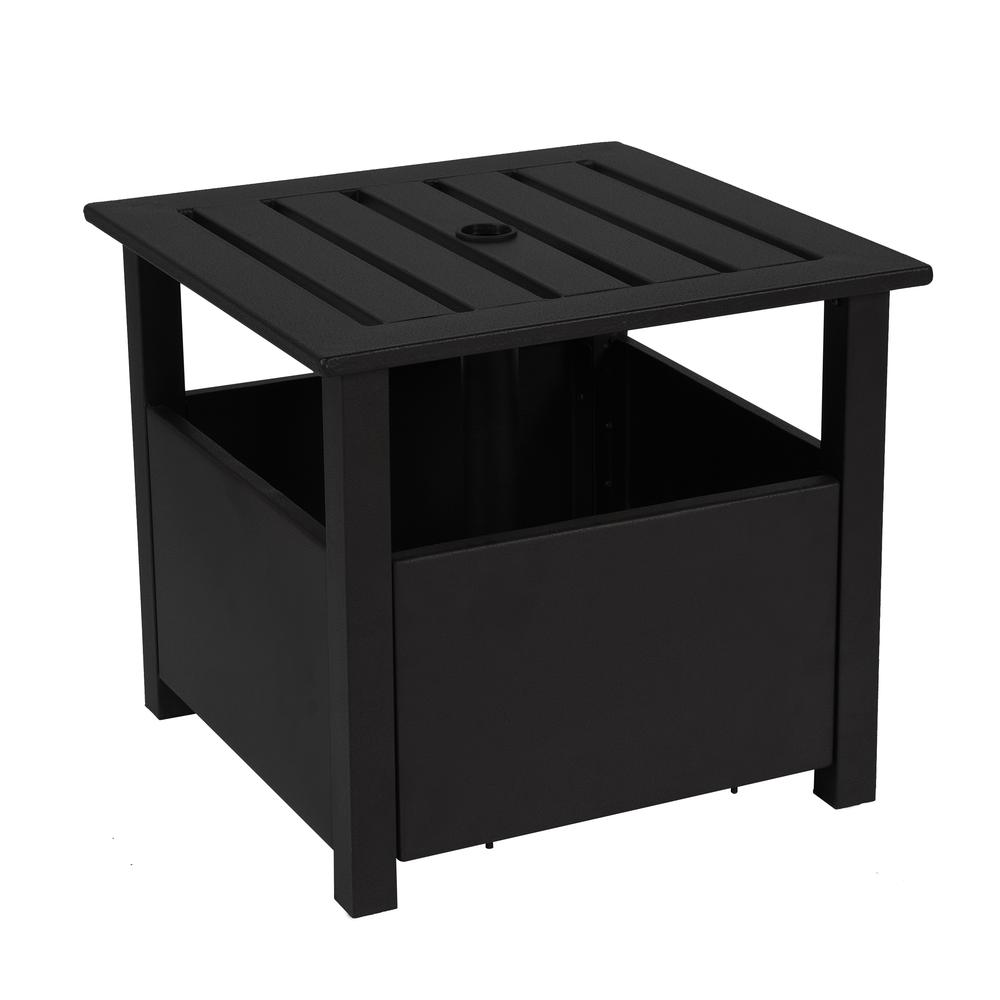 California Umbrella  Sunmaster Series Umbrella Side Table Base. Picture 1