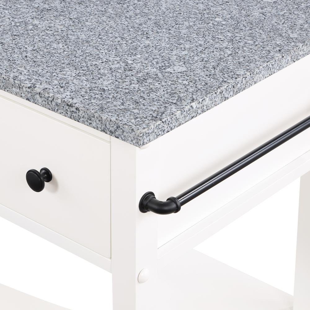 Fairfax Kitchen Cart White. Picture 10