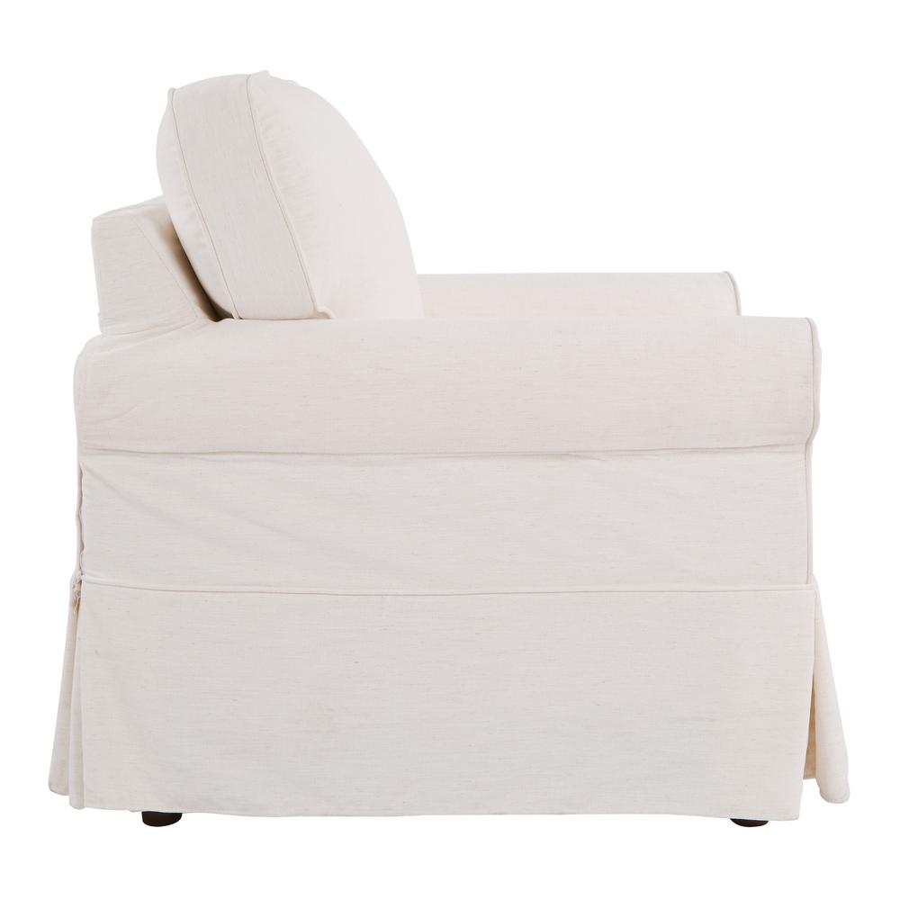 Chair with Ivory Slip Cover. Picture 3