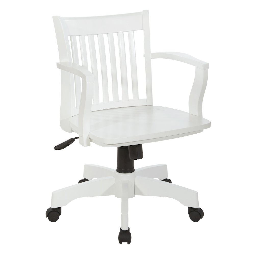 Deluxe Wood Banker's Chair. Picture 1
