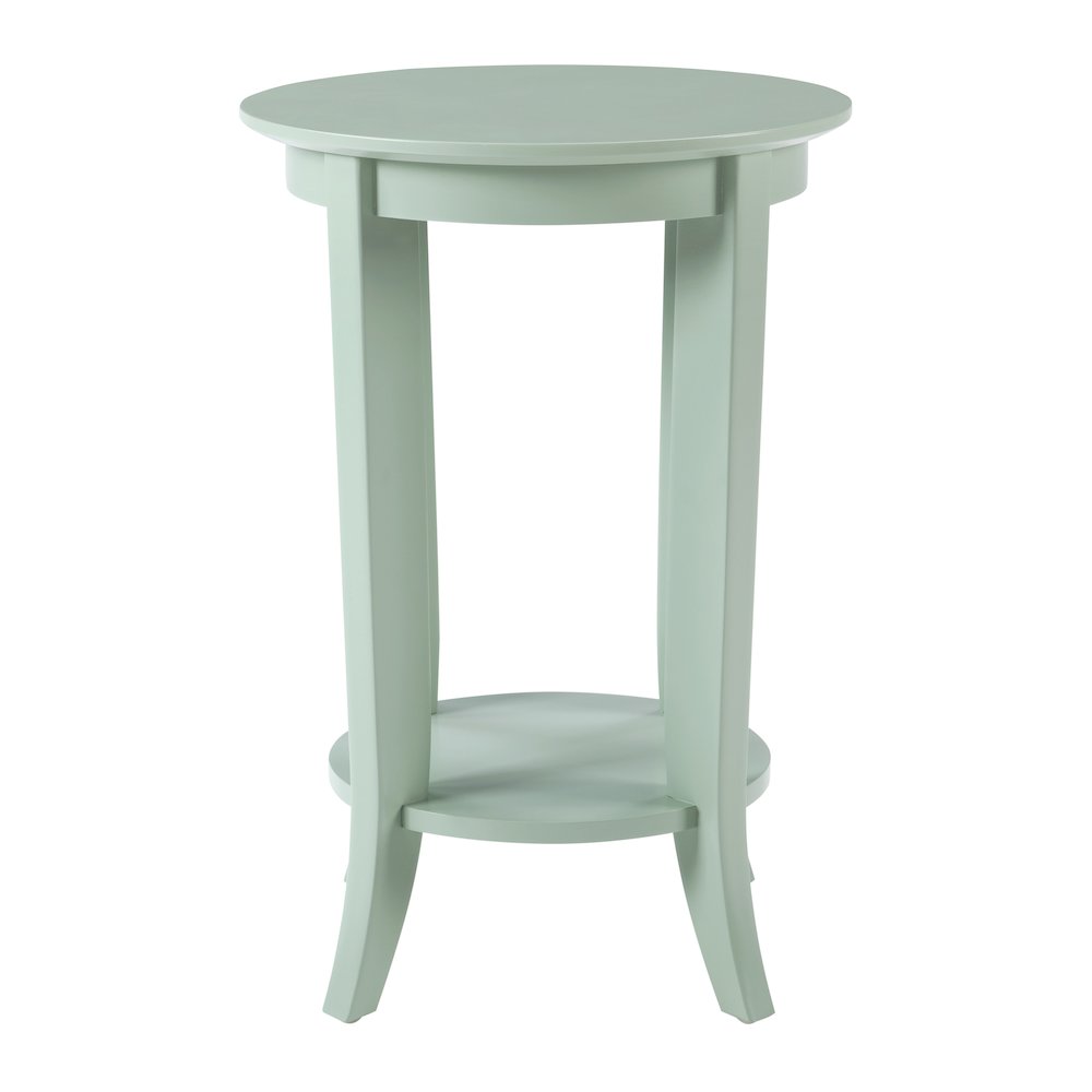 Golden Side Table in Sage Green Wood Finish. Picture 6