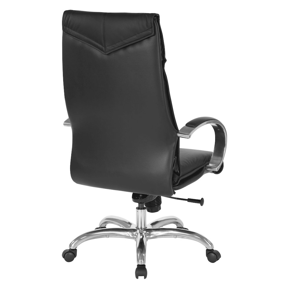 Deluxe High Back Black Chair. Picture 6