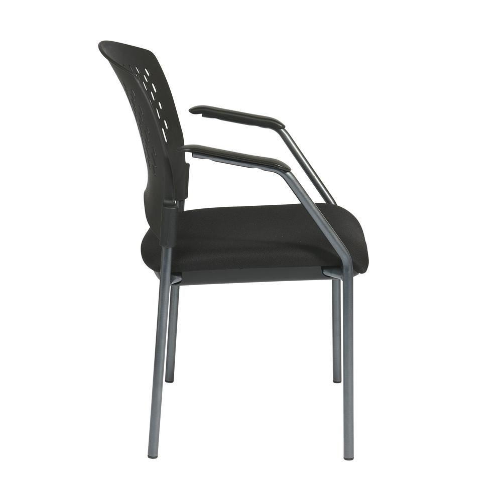 Titanium Finish Visitors Chair. Picture 3