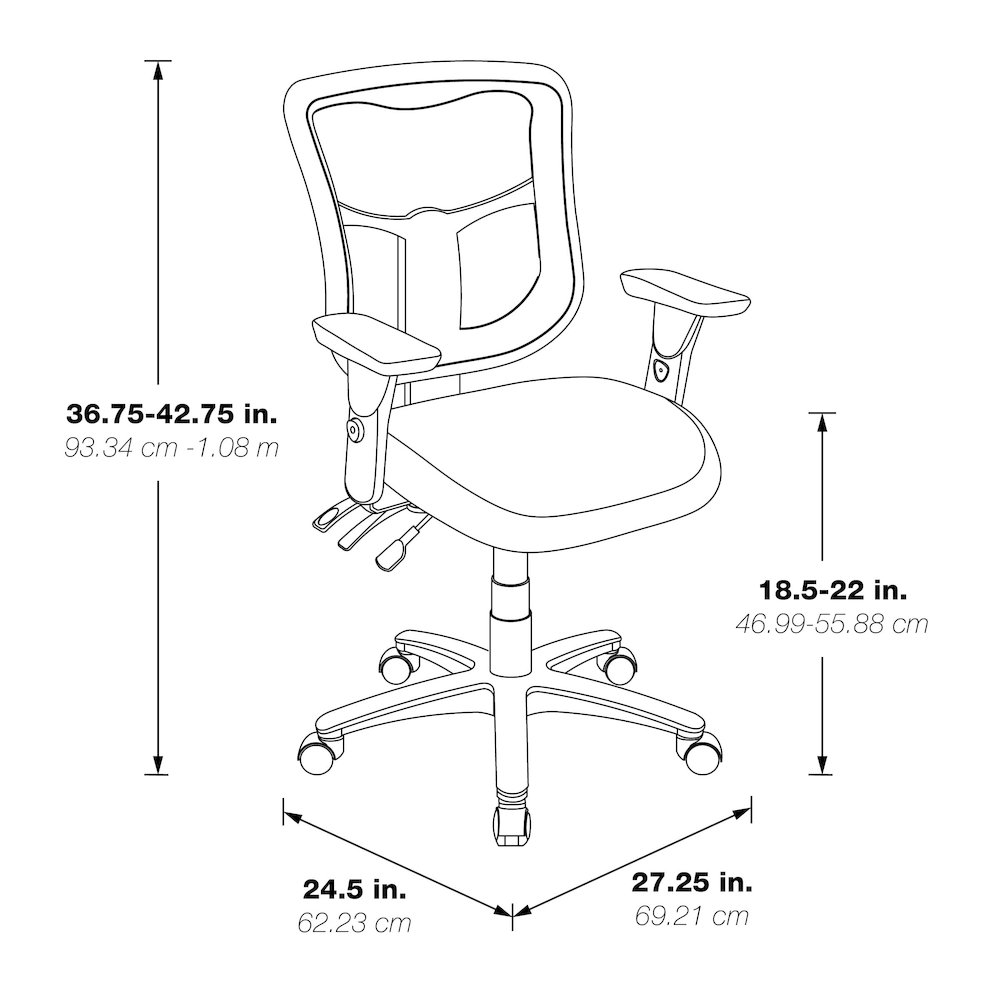ProGrid® High Back Managers Chair. Picture 3