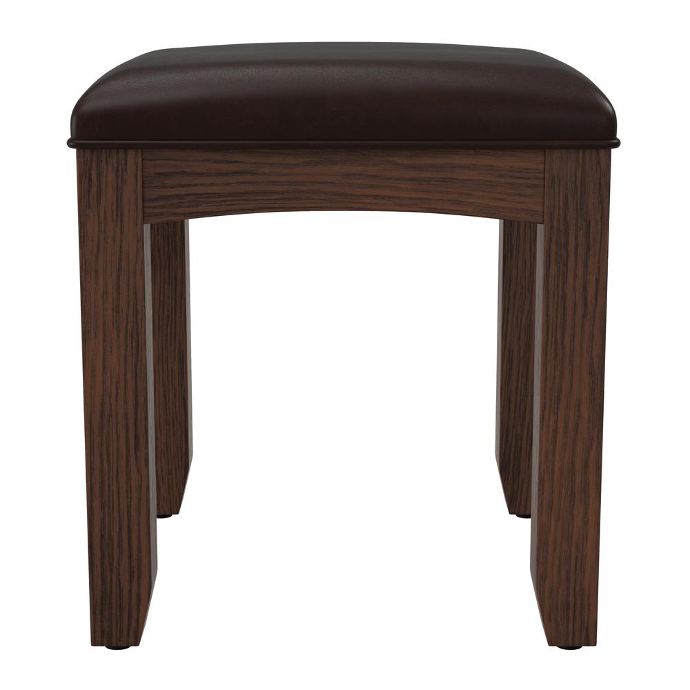 Modern Mission Bench for Vanity in Vintage Oak K/D, BP-4201-06K. Picture 2