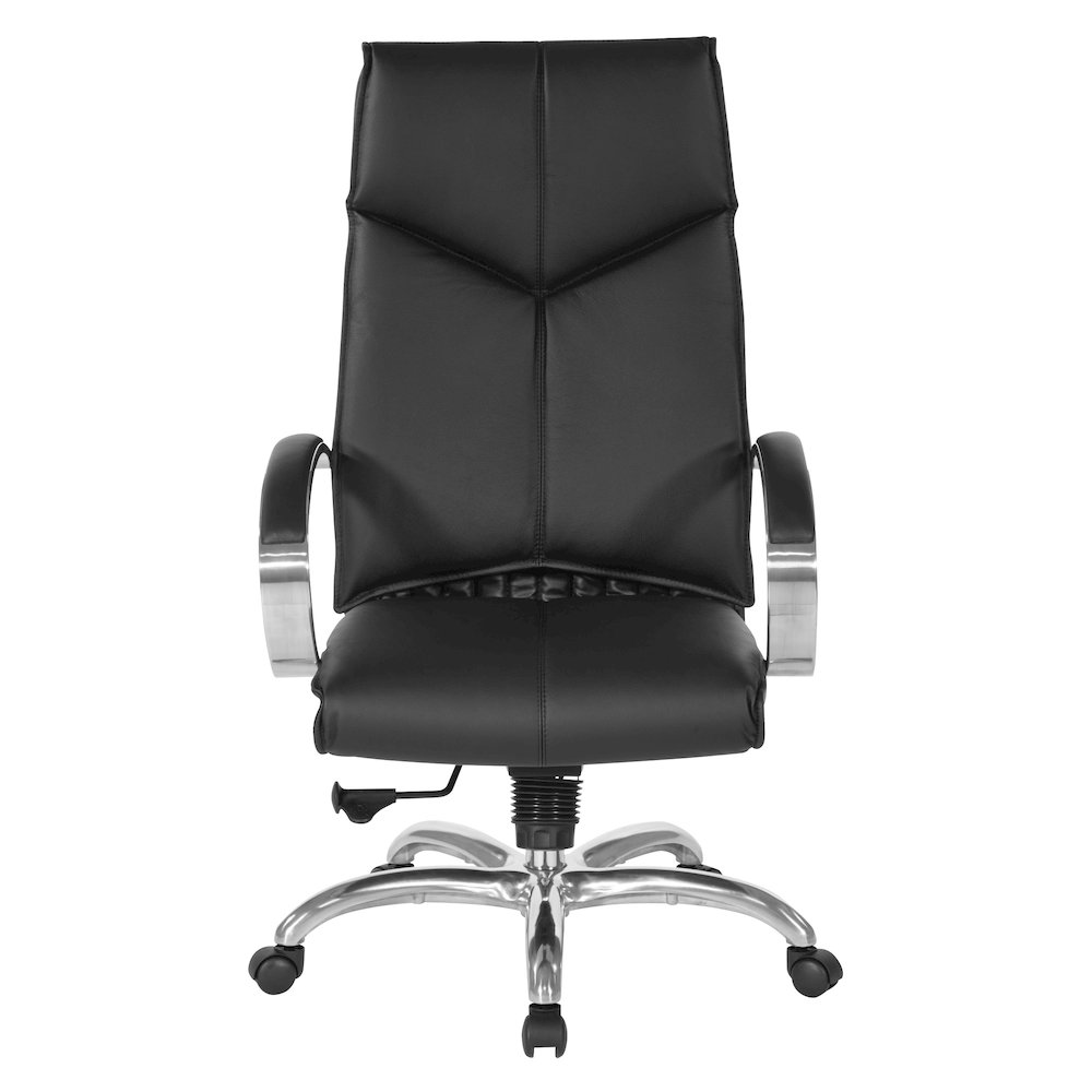 Deluxe High Back Black Chair. Picture 4