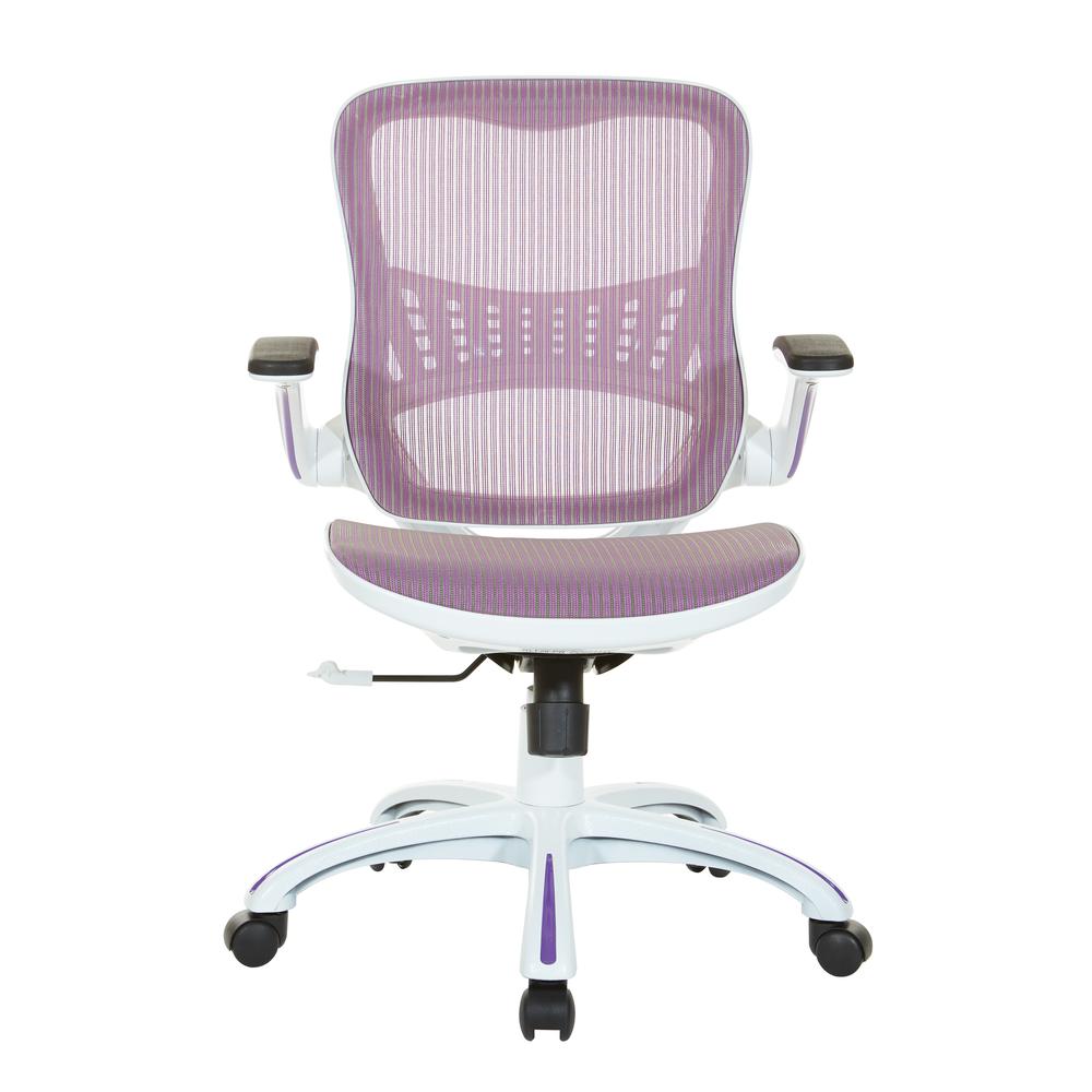 Riley Office Chair with Purple Mesh Seat and Back, RLY26-PR. Picture 2
