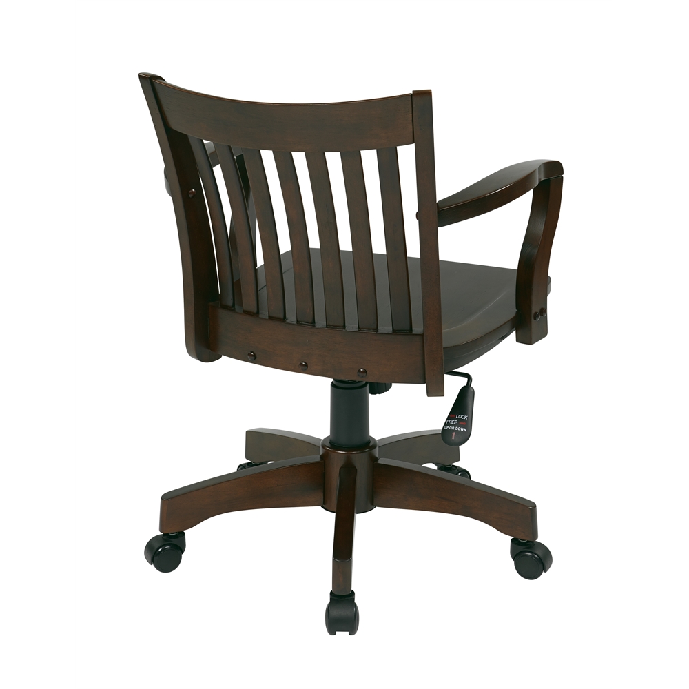 Deluxe Wood Banker's Chair. Picture 3