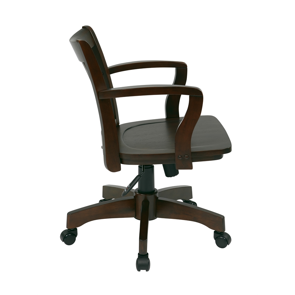 Deluxe Wood Banker's Chair. Picture 2