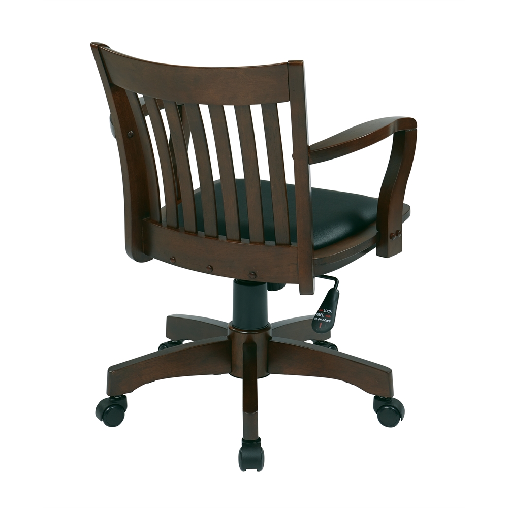 Deluxe Wood Banker's Chair. Picture 3