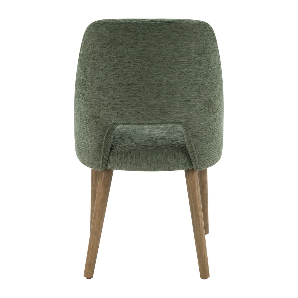 Ralston Dining Chair in Pine Fabric with Medium Oak Legs 2-Pack. Picture 6
